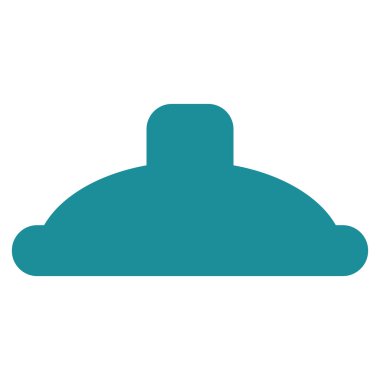 Duş kafa düz vektör simgesi