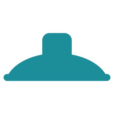 Duş kafa düz vektör simgesi