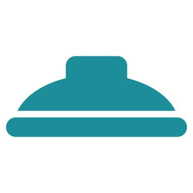 Duş kafa düz vektör simgesi