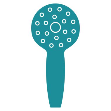 Duş kafa düz vektör simgesi