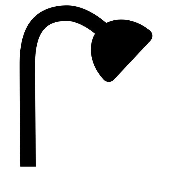 Душевая труба плоская векторная икона — стоковый вектор