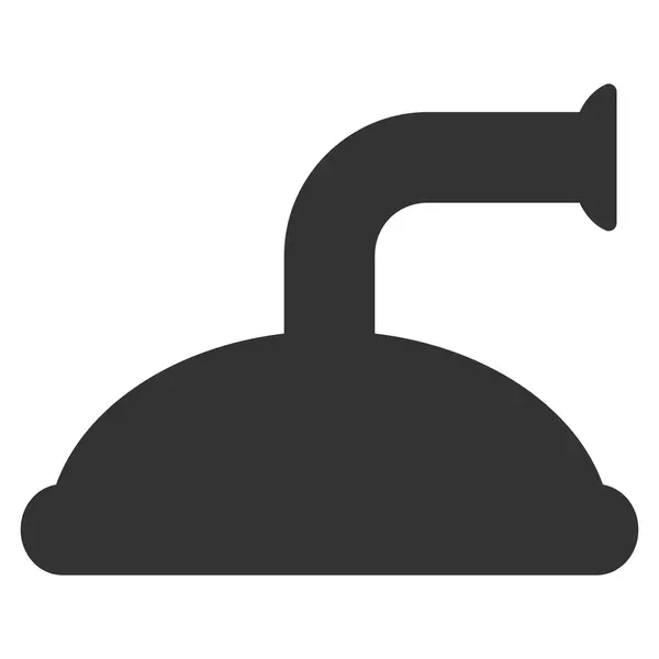 Ícone de vetor plano de cabeça de chuveiro —  Vetores de Stock