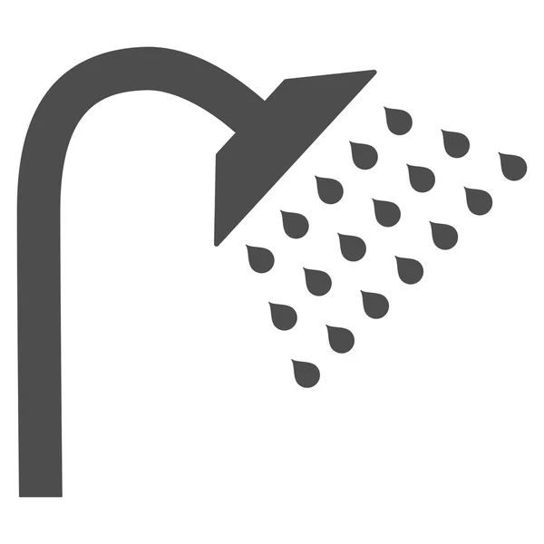 Icono de vector plano de ducha — Vector de stock