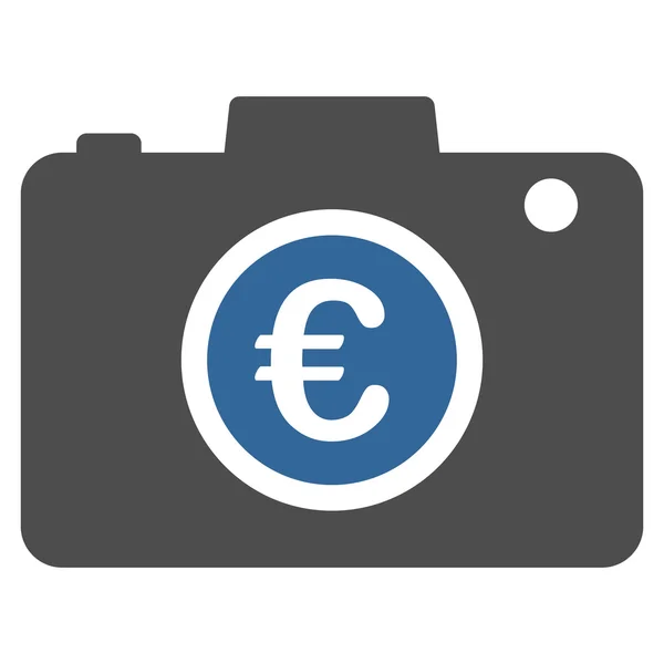 Fotku ploché piktogramy euro — Stock fotografie