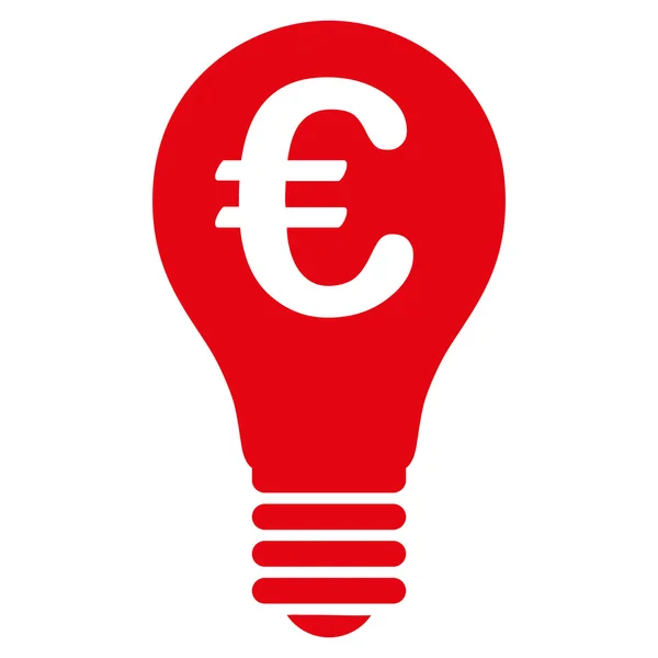Euro Patent Flat Glyph Icon — Stock Photo, Image