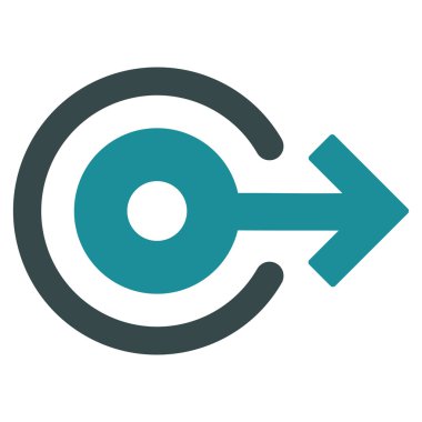 Düz vektör simge oturum