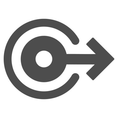 Düz vektör simge oturum