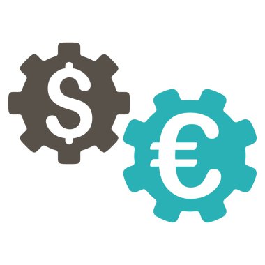 Uluslararası mali mekanik düz vektör simgesi