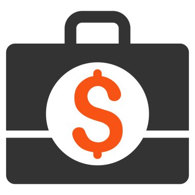 İş büyük düz vektör simgesi