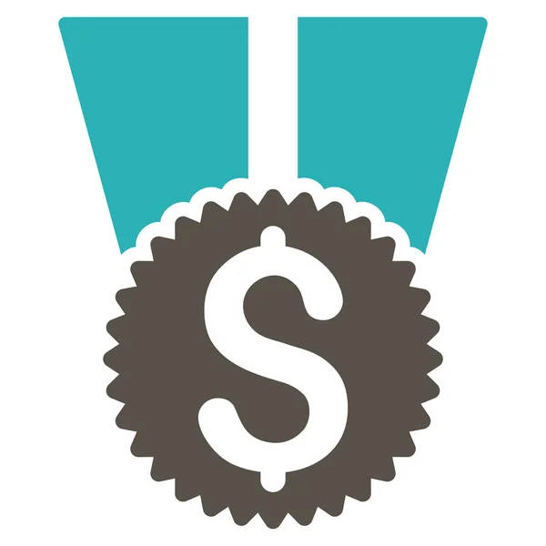 Money Award Flat Vector Icon — Stock Vector