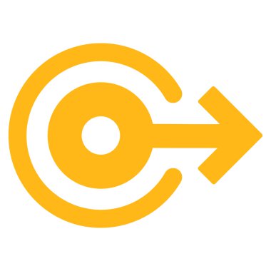 Düz vektör simge oturum