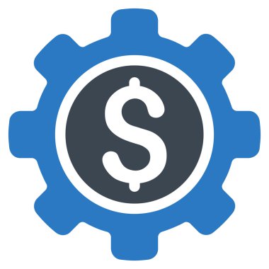 Finansal araçlar düz vektör simgesi