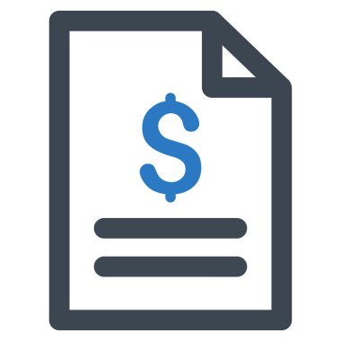 Fiyat listesi düz glif simgesini