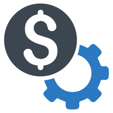 Ödeme araçları düz glif simgesi