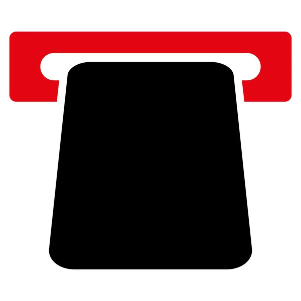 Bank ATM Flat Glyph Icon — Stock Photo, Image
