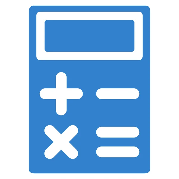 Calculatrice icône vectorielle plate — Image vectorielle