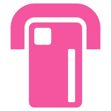 Ödeme Terminal düz glif simgesi