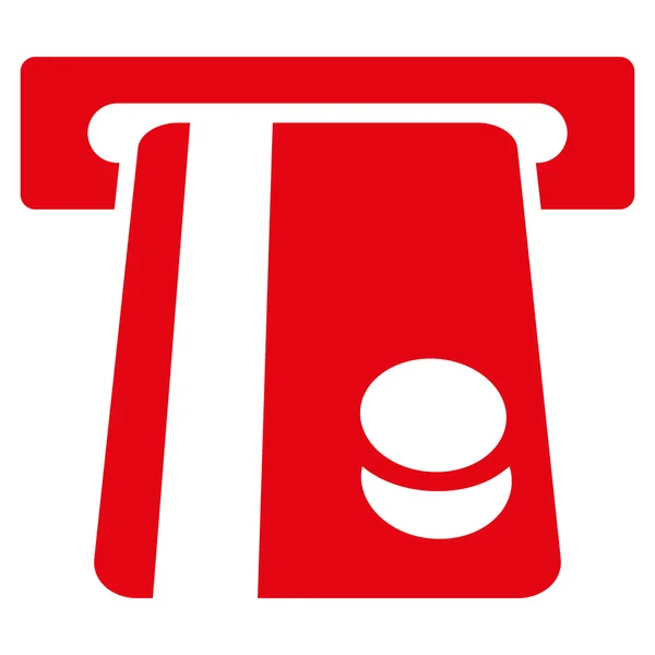 Service bancaire automatisé Flat Glyph Icon — Photo