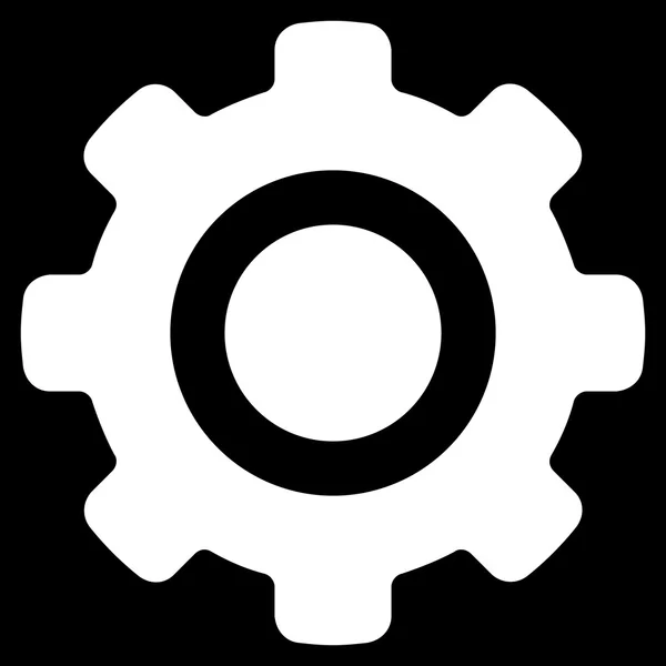 Gear Flat Vector Icon — Stock Vector