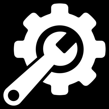 Araçlar düz vektör simgesi