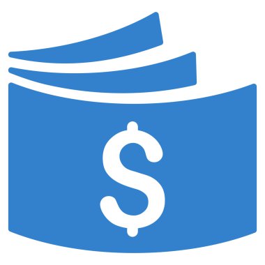 Çek defteri düz vektör simgesi