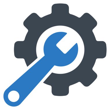 Araçlar düz vektör simgesi