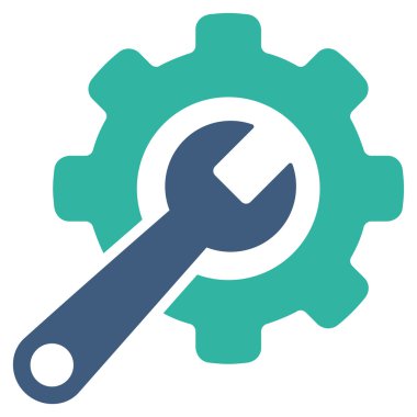 Araçlar düz vektör simgesi