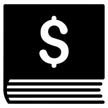 Satış kitap düz vektör simgesi