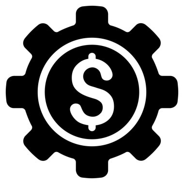 Finansal araçlar düz vektör simgesi