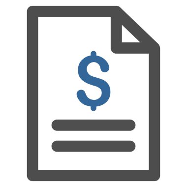 Fiyat listesi düz vektör simgesi