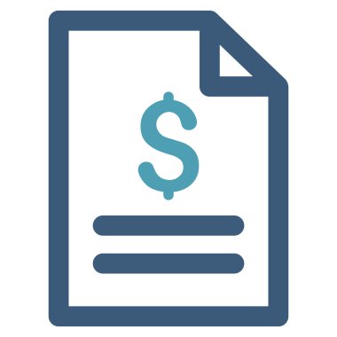 Fiyat listesi düz vektör simgesi