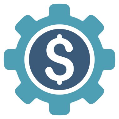 Finansal araçlar düz vektör simgesi