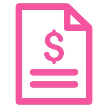 Fiyat listesi düz vektör simgesi