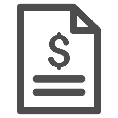 Fiyat listesi düz vektör simgesi