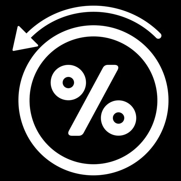 Korting percentage platte Vector Icon — Stockvector