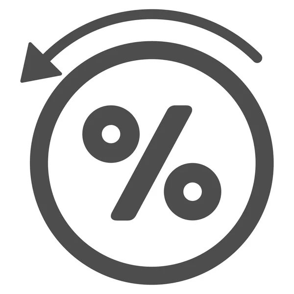 Rabatt Prozent flache Vektor-Symbol — Stockvektor