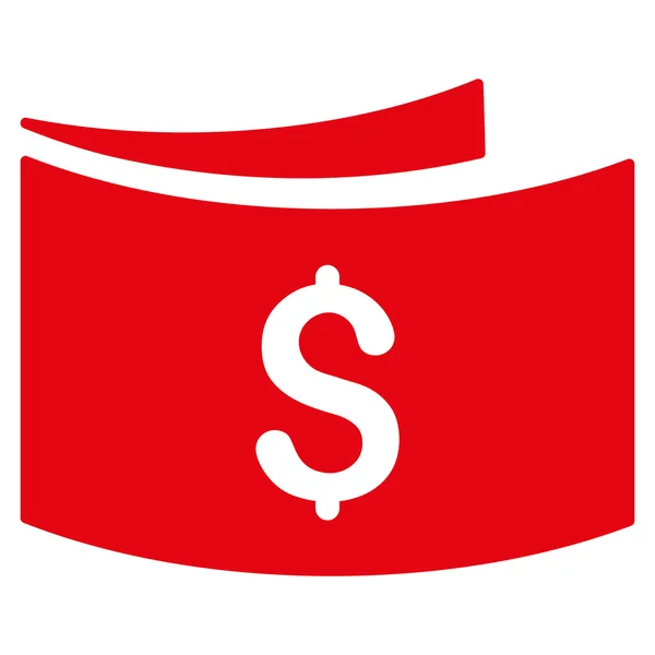 Banconote Icona vettoriale piatta — Vettoriale Stock