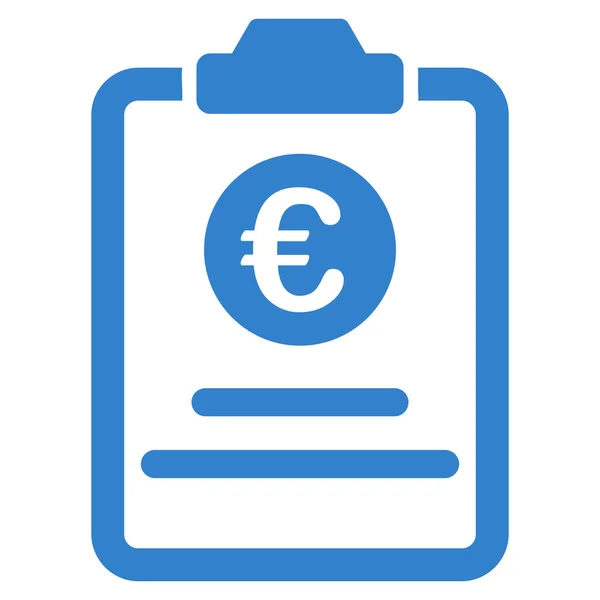 欧元价格垫平矢量图标 — 图库矢量图片