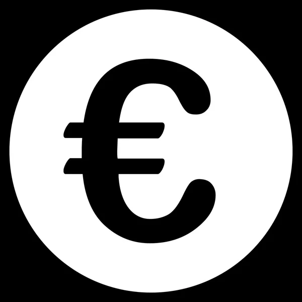 Euro-Münze Flachvektorsymbol — Stockvektor