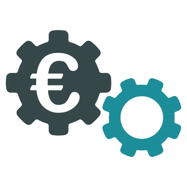 Euro mechanika lapos Vector Icon — Stock Vector