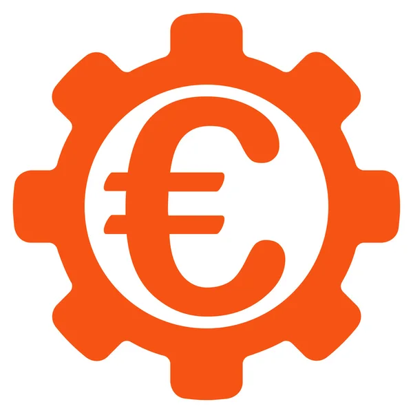 Euro Payment Options Flat Vector Icon — Stock Vector