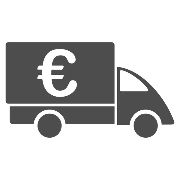 Euro-ícone liso do vetor do carro do coletor —  Vetores de Stock