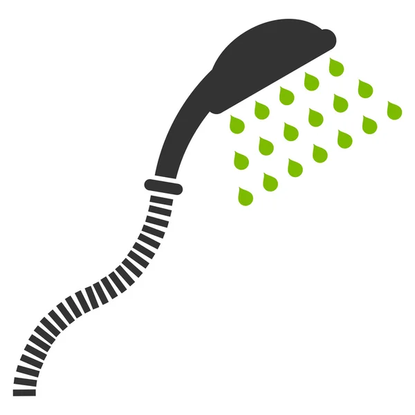 Icône de vecteur plat de douche — Image vectorielle