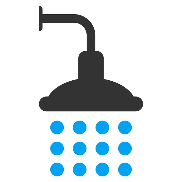 Shower Flat Vector Icon — Stock Vector