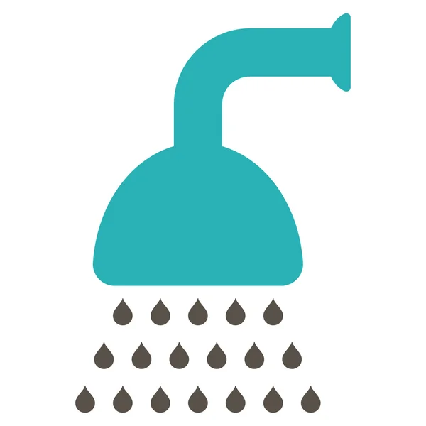 Ícone de vetor plano de chuveiro —  Vetores de Stock