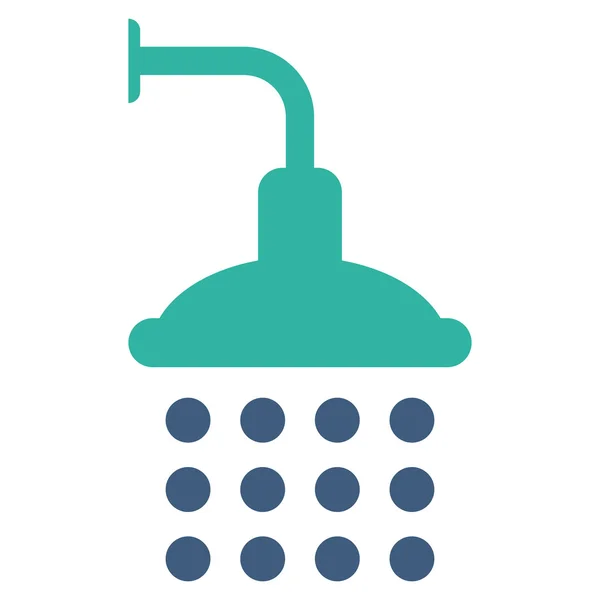 Shower Flat Vector Icon — Stock Vector