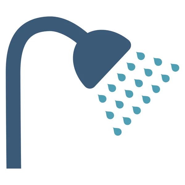 Shower Flat Vector Icon — Stock Vector