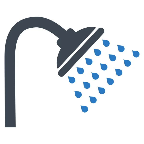 Shower Flat Vector Icon — Stockvector