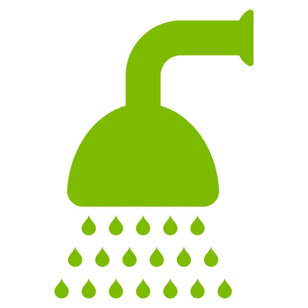 Shower Flat Vector Icon — Stockvector