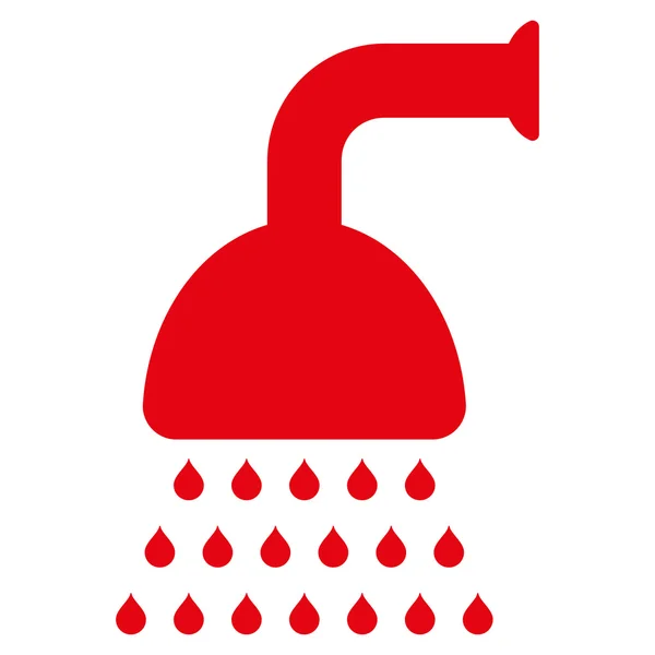 Shower Flat Vector Icon — Stock Vector